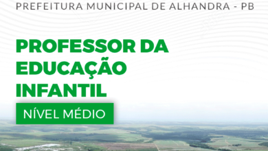 Apostila Prefeitura Alhandra PB 2024 Professor Educação Infantil