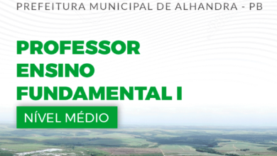 Apostila Prefeitura Alhandra PB 2024 Professor Ens Fundamental