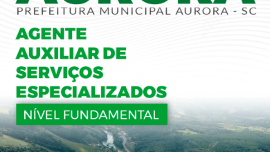 Apostila Prefeitura Aurora SC 2024 Ag Aux Serviços Especializados