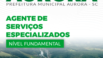 Apostila Prefeitura Aurora SC 2024 Agente Serviços Especializados