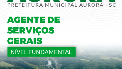 Apostila Prefeitura Aurora SC 2024 Agente de Serviços Gerais