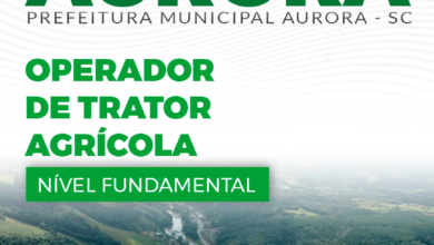 Apostila Prefeitura Aurora SC 2024 Operador de Trator Agrícola