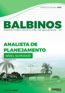 Apostila Prefeitura Balbinos SP 2024 Analista de Planejamento