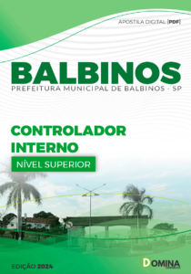 Apostila Prefeitura Balbinos SP 2024 Controlador Interno