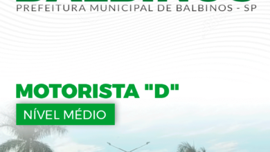 Apostila Prefeitura Balbinos SP 2024 Motorista D