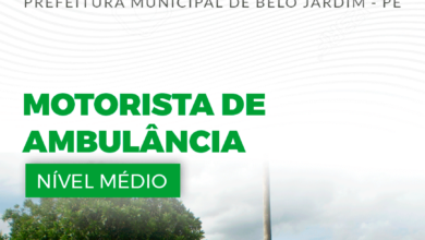 Apostila Prefeitura Belo Jardim PE 2024 Motorista De Ambulância