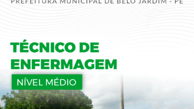 Apostila Prefeitura Belo Jardim PE 2024 Técnico De Enfermagem