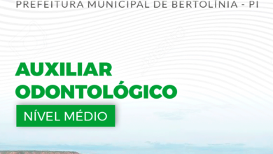 Apostila Prefeitura Bertolínia PI 2024 Auxiliar Odontológico