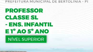 Apostila Prefeitura Bertolínia PI 2024 Professor de Ensino Infantil