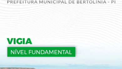 Apostila Prefeitura Bertolínia PI 2024 Vigia