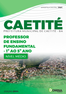 Apostila Prefeitura Caetité BA 2024 Professor Ensino Fundamental