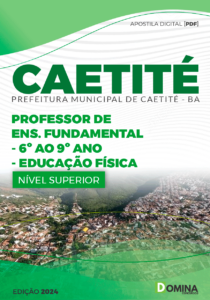 Apostila Prefeitura Caetité BA 2024 Professor de Educação Física