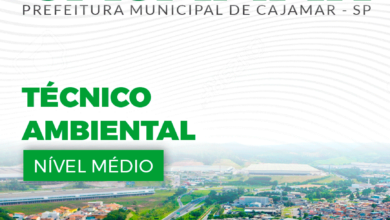 Apostila Prefeitura Cajamar SP 2024 Técnico Ambiental