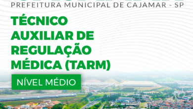 Apostila Prefeitura Cajamar SP 2024 Técnico Auxiliar De Regulação Médica