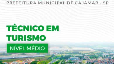 Apostila Prefeitura Cajamar SP 2024 Técnico Em Turismo