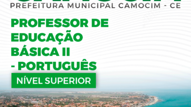 Apostila Prefeitura Camocim CE 2024 Professor de Português