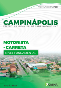 Apostila Prefeitura Campinápolis MT 2024 Motorista de Carreta