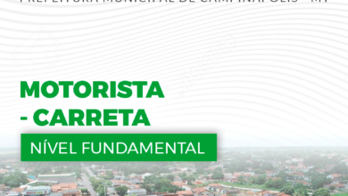 Apostila Prefeitura Campinápolis MT 2024 Motorista de Carreta