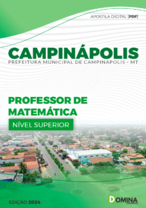 Apostila Prefeitura Campinápolis MT 2024 Professor Matemática