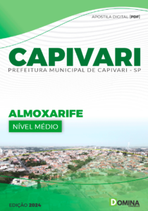 Apostila Prefeitura Capivari SP 2024 Almoxarife