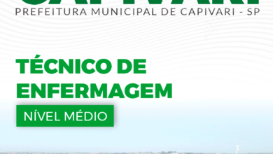 Apostila Prefeitura Capivari SP 2024 Técnico de Enfermagem