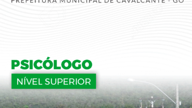 Apostila Prefeitura Cavalcante GO 2024 Psicólogo