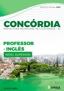 Apostila Prefeitura Concórdia SC 2024 Professor de Inglês