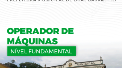 Apostila Prefeitura Duas Barras RJ 2024 Operador de Máquinas