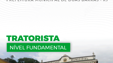 Apostila Prefeitura Duas Barras RJ 2024 Tratorista