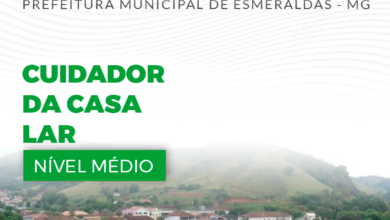 Apostila Prefeitura Esmeraldas MG 2024 Cuidador Da Casa Lar