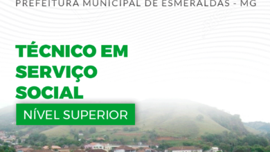 Apostila Prefeitura Esmeraldas MG 2024 Técnico Serviço Social