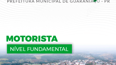 Apostila Prefeitura Guaraniaçu PR 2024 Motorista