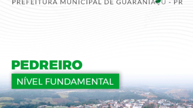 Apostila Prefeitura Guaraniaçu PR 2024 Pedreiro