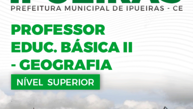 Apostila Prefeitura Ipueiras CE 2024 Professor E.B II Geografia