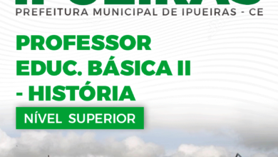 Apostila Prefeitura Ipueiras CE 2024 Professor E.B II História