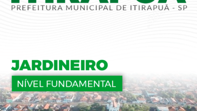 Apostila Prefeitura Itirapuã SP 2024 Jardineiro