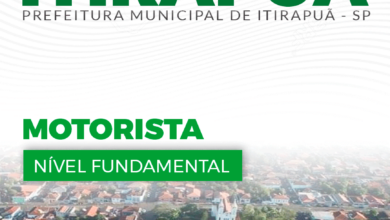 Apostila Prefeitura Itirapuã SP 2024 Motorista