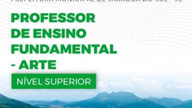 Apostila Prefeitura Jaraguá Sul SC 2024 Professor de Artes