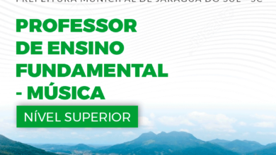 Apostila Prefeitura Jaraguá Sul SC 2024 Professor de Música