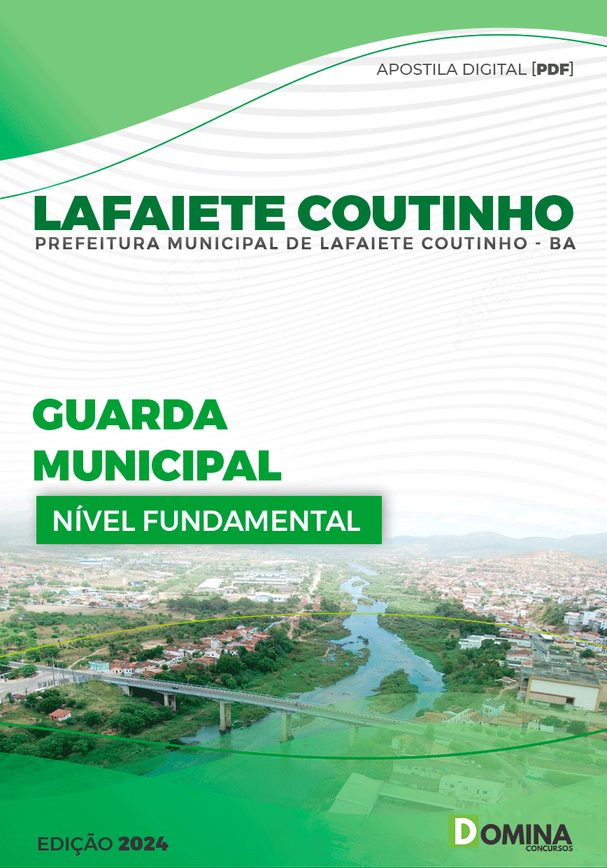 Apostila Prefeitura Lafaiete Coutinho BA 2024 Guarda Municipal