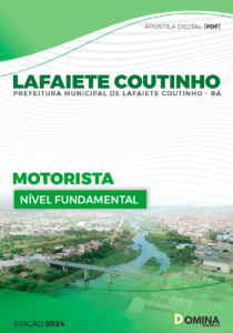 Apostila Prefeitura Lafaiete Coutinho BA 2024 Motorista