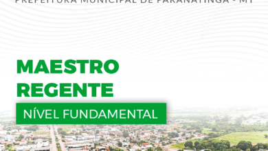 Apostila Prefeitura Paranatinga MT 2024 Maestro Regente