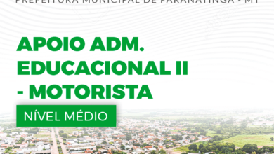 Apostila Prefeitura Paranatinga MT 2024 Motorista