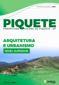 Apostila Prefeitura Piquete SP 2024 Arquitetura e Urbanismo