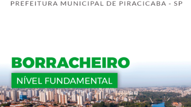 Apostila Prefeitura Piracicaba SP 2024 Borracheiro