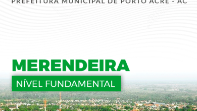 Apostila Prefeitura Porto Acre AC 2024 Merendeira