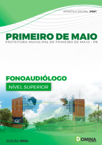 Apostila Prefeitura Primeiro de Maio PR 2024 Fonoaudiólogo