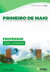 Apostila Prefeitura Primeiro de Maio PR 2024 Professor