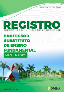 Apostila Prefeitura Registro SP 2024 Professor Substituto Fundamental