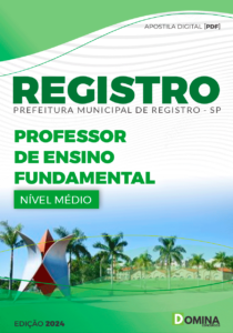 Apostila Prefeitura Registro SP 2024 Professor de Ensino Fundamental